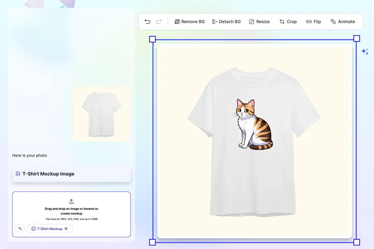 Free AI T-Shirt Mockup Image Generator, Free AI T-Shirt Mockup Maker Online